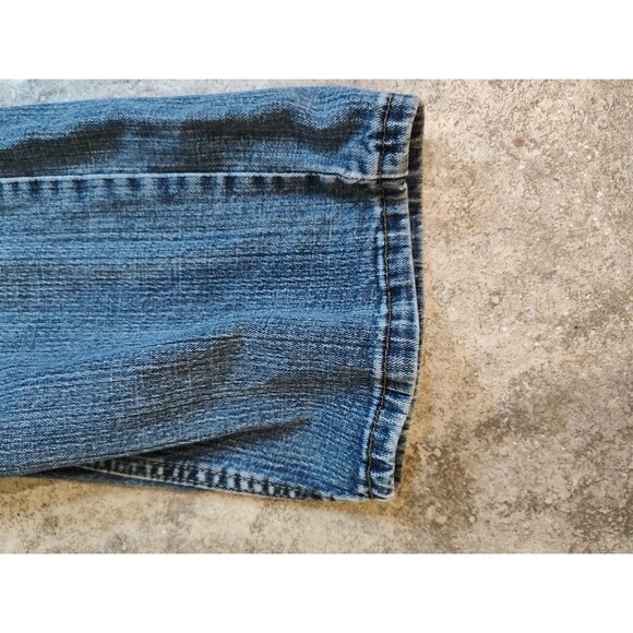 Mens Levi Strauss SIGNATURE Regular Fit Jeans Size 40 X 32 Relaxed Blue Denim - Picture 9 of 12